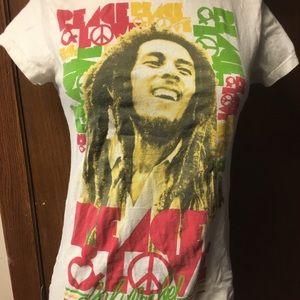 Bob Marley Peace & Love Shirt 2009 Sz L